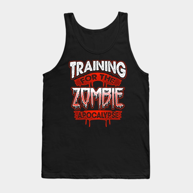 Training for the zombie apocalypse Tank Top by savariya